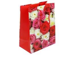 Пакет подар. мат. лам. Цветы 26*32*14 см.PL-104856-FLWR2