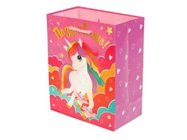 Пакет подар. глянц. лам. Поздравляю! Единорог 18*23 см. PM-102380-TM