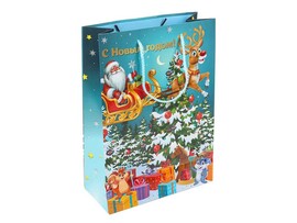 Пакет подар. глянц. лам. С Новым Годом! 18*23 см. PM-102383-NG3