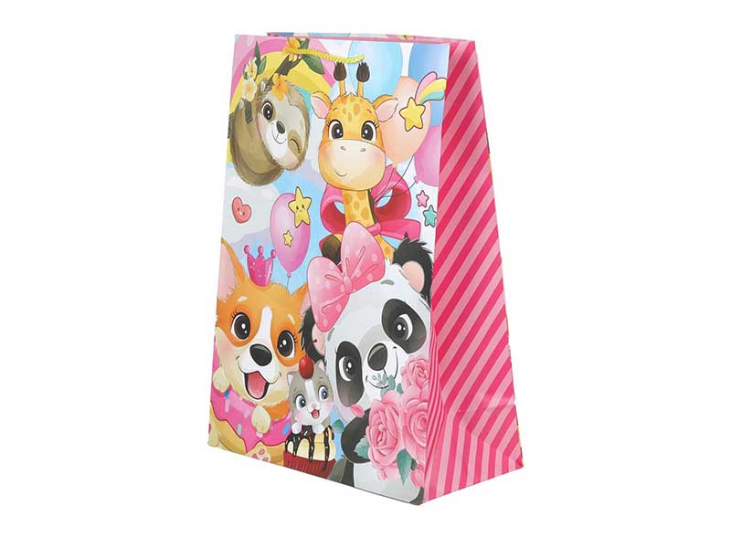 Пакет подар. мат. лам. Зверьки 34*45 см. PXL-123182-ANM