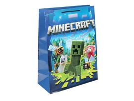 Пакет подар. глянц. лам. Майнкрафт 34*45 см. PXL-130235-MN