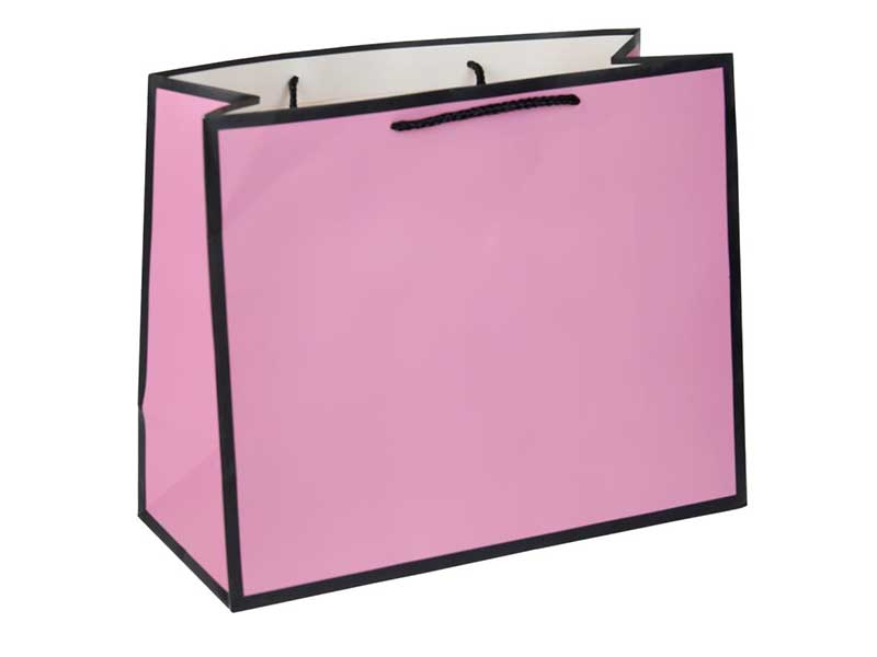 Пакет подар. мат. лам. Розовый, 32*26*14 см. PL-128988-P