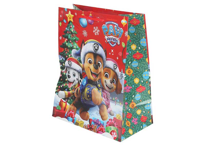 Пакет подар. глянц. лам. Щенки-спасатели. Новый Год 26*32 см