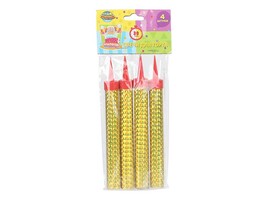 Свеча Фонтан для торта 4 шт., 10 см, 30 сек., в пак.  CC4000