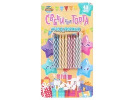 Свечи д/торта Незадуваемые 10 шт., блистер. MC-129172-HB9