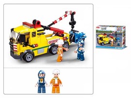 Конструктор Sluban "Эвакуатор" 205 дет., 2 фиг., в кор. M38-B0877