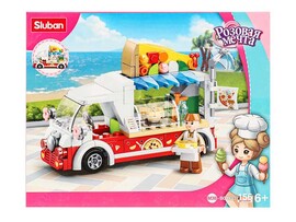 Конструктор Sluban "Фургоню Пиццерия" 156 дет., 1 фиг., в кор. M38-B0993D
