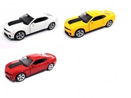 Машина металл. "Chevrolet Camaro ZL1" 12 см, инерц., откр. дв., шоу-бокс. б 43667D