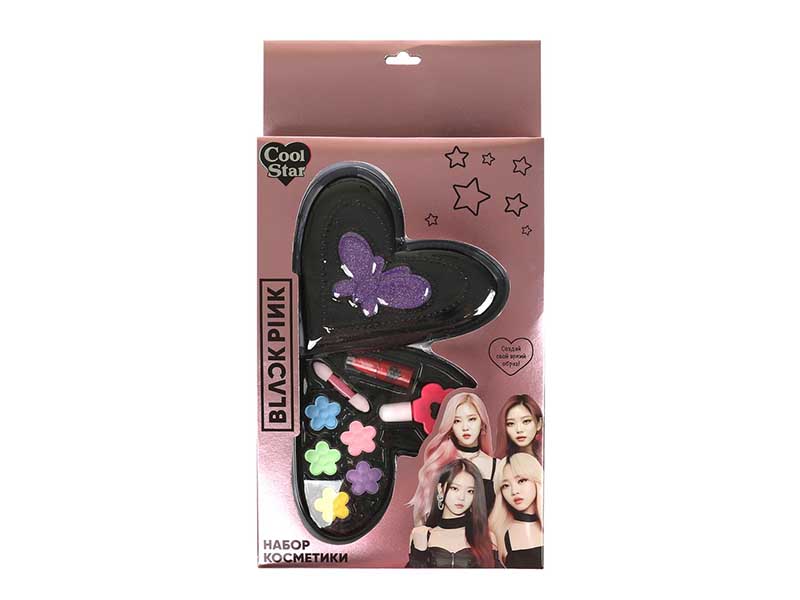 Набор косметики "Black Pink": тени, лак, помада, в кор. 115651-BP-TTG