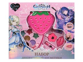 Набор косметики "Genshin Impact": тени, блеск, помада, лак, в кор. 115678-GN-TTG