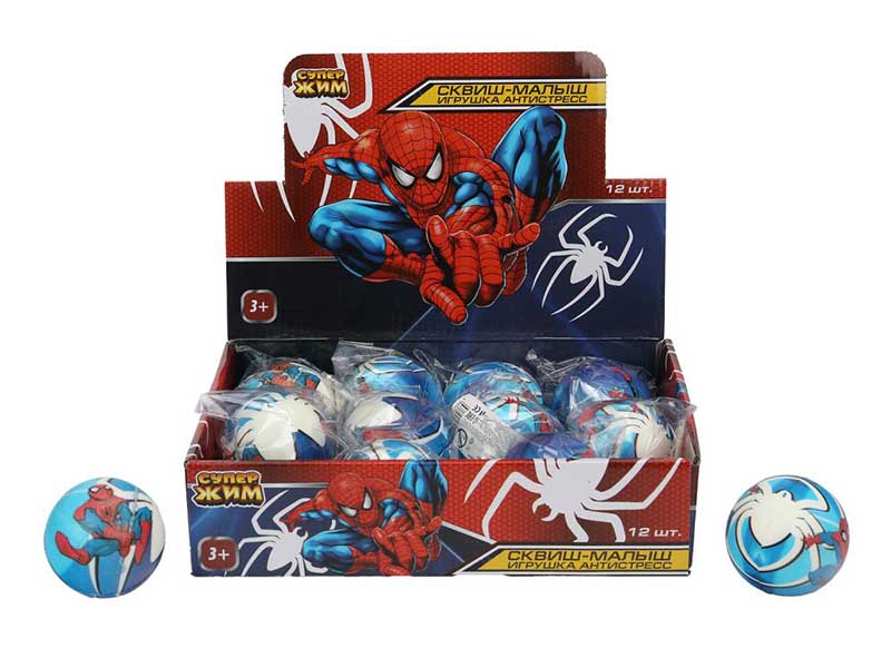 Сквиш "Мячик. Человек Паук" 6 см в пак. SM-MM-03-RU
