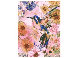 Картина на картоне с красками 28,5х38 см по номерам. "Колибри" доставка оптом в Донецк