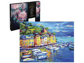 Холст с красками 30х40 см по номерам. Итальянская Ривьера доставка оптом в Донецк