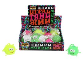 Антистресс "Шар-ежик" 6 см, цв. в ассорт. JD0500-RU