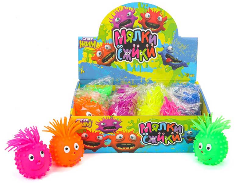 Антистресс "Рожица с глазами" 12 см, в ассорт. YM-HB01-RU