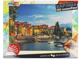 Холст с красками 30х40 см по номерам. Берег доставка оптом в Донецк