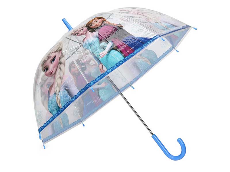 Зонт "Холодное сердце" 60 см, прозр., полуавтомат. UM60T-NFRZ