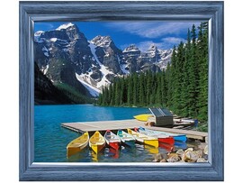 Алмазная мозаика 30х40см «Лодки в горном озере» (с подр., с полн. заполн.) доставка оптом в Донецк
