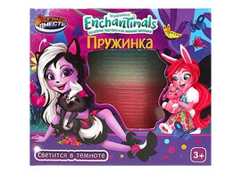 Пружинка "Энчантималс" свет. в темноте, 8*8 см в кор. 1705Z592-R3
