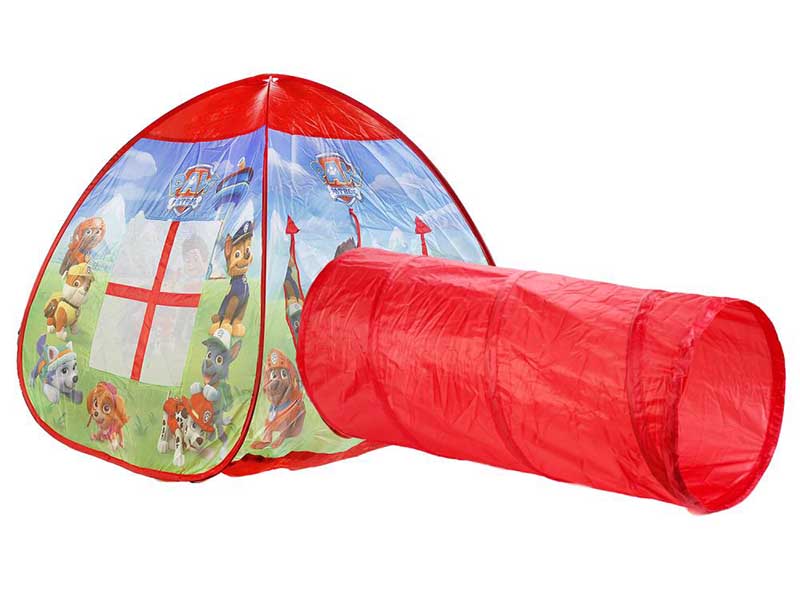 Палатка игровая "Щенячий Патруль" 81x95 см с тоннелем 46x100 см