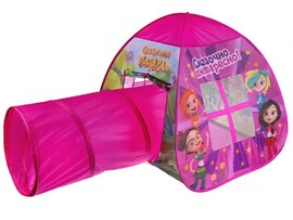 Палатка игровая "Сказочный патруль" 81x95 см с тоннелем 46x100 см