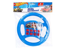 Руль музык. "Хот Вилс" 20 см в пак. ZY839630-R1