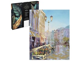 Холст с красками 40х50 см по номерам с поталью. Москва доставка оптом в Донецк