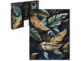 Холст с красками 40х50 см по номерам с поталью. Перья доставка оптом в Донецк