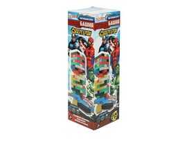 Настольная игра Башня "Супергерои" 54 дерев. дет., в кор. 2007K711-R9