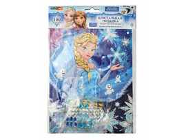Кристальная мозаика "Снежная принцесса" 17*23 см в пак. CRYST-114754