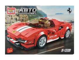 Конструктор "Суперкар Ferrari" 314 дет., 42х30 см в кор. 57041-YD