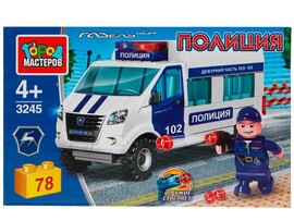 Конструктор "Полиция. Газель Next" 78 дет., 15х9 см в кор. 3245-KK