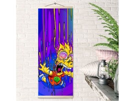 Картина-панно по номерам 35*88 см Барт Симпсон доставка оптом в Донецк