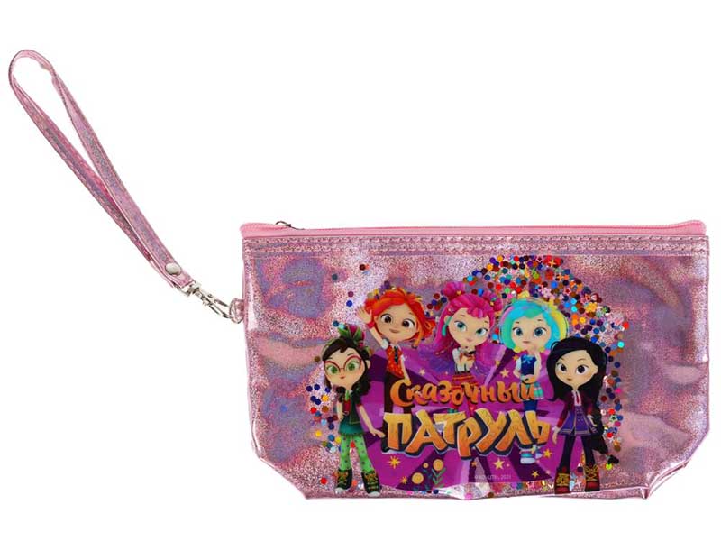 Косметичка "Сказочный Патруль" 23*14 см, розовый. KOS56797SP