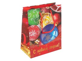 Пакет подар. мат. лам. С новым годом! 18*23*10 см. PM-103812-HNY4