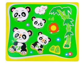 Вкладыш деревянный "Панда" 16,5*21,5 см доставка оптом в Донецк