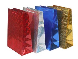 Пакет подар. Голография микс  22*31*10 см. PML-123954-GM4