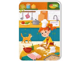 Пазлы магнитные А5 "Повар" 12 элементов доставка оптом в Донецк