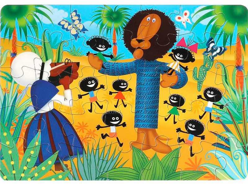 Донецк игрушка оптом Макси-пазлы 35 элементов. Каникулы Бонифация