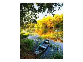 Пазлы деревянные "Лодка на осенней реке" 110 дет. 28,8х20,2 см доставка оптом в Донецк