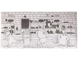 Супер-раскраска напольная "Веселый праздник. Буба" 1000х500 мм, в кор.