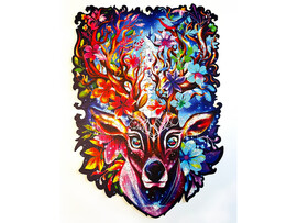 Пазлы деревянные «Лесной олень» 300 деталей 28 х 40 см доставка оптом в Донецк