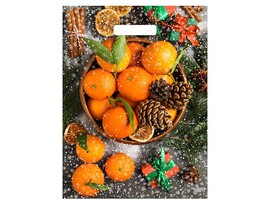Пакет п/э выруб. «Мандарины» 40*31 см. н00225308 (кратно 50)