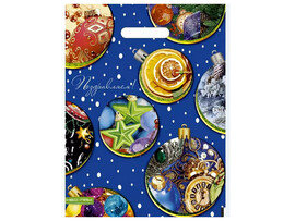 Пакет п/э выруб. «Поздравляем» 30*40 см. НФ-00007302 (кратно 25)