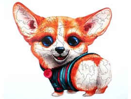 Пазлы деревянные «Корги» 60 деталей 29 х 30 см доставка оптом в Донецк