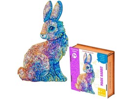 Пазлы деревянные «Волшебный кролик» 86 деталей 23 х 14 см доставка оптом в Донецк