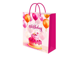 Пакет подар. глянц. лам. Праздничный торт 11.5х14.5х6 см. ППК-2733