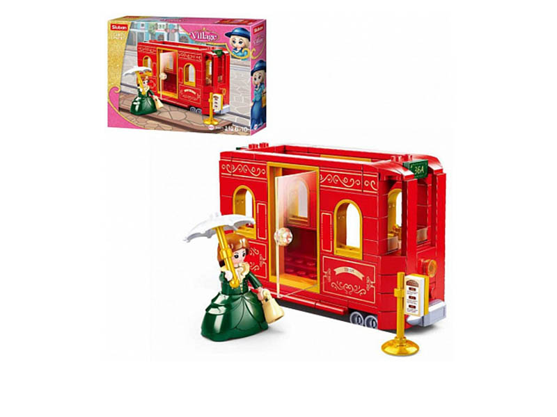 Донецк игрушка оптом Конструктор "Троллейбус" 145 дет. M38-B0871