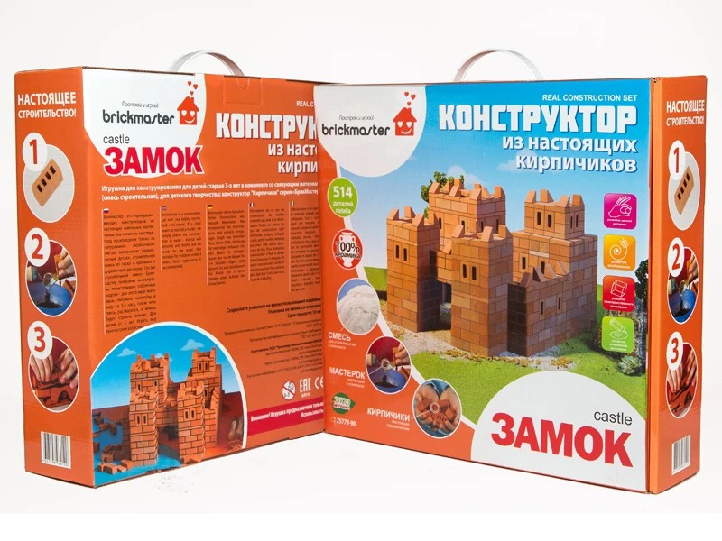 Донецк игрушка оптом Конструктор керамический «Замок» 514 дет. 101