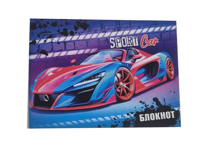 Блокнот А6 32 л. Авто, клетка. Бс32/5-4